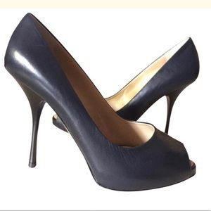 Guisseppe Zanotti Navy Stilettos